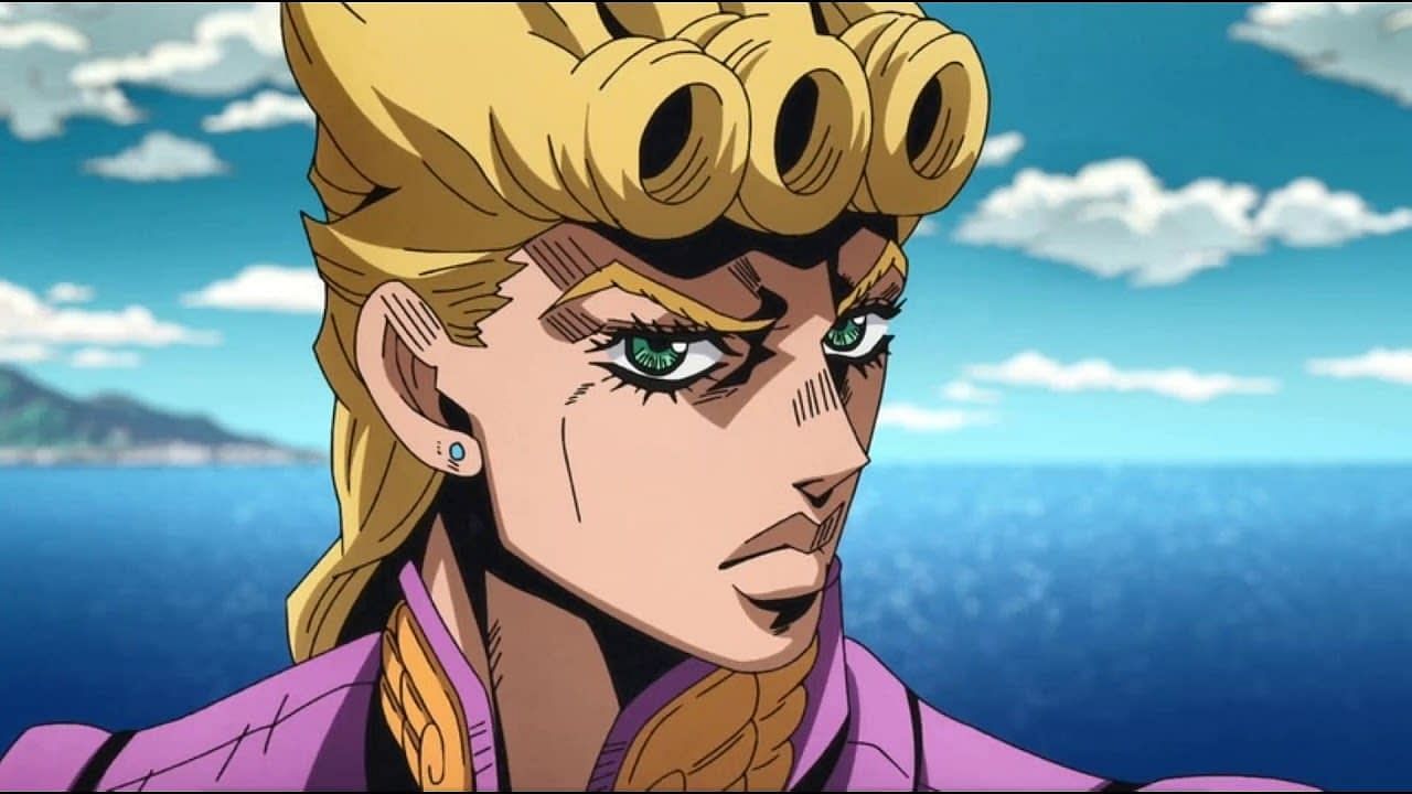 Giorno Giovanna as seen in the JoJo&#039;s Bizarre Adventure anime (Image via David Productions)