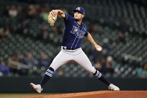 Shane McClanahan of the Tampa Bay Rays