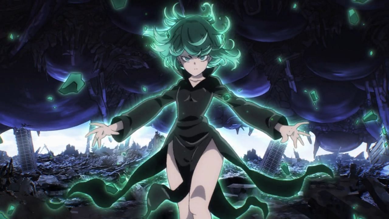 Tatsumaki as seen in the One-Punch Man anime (Image via Madhouse Studios)