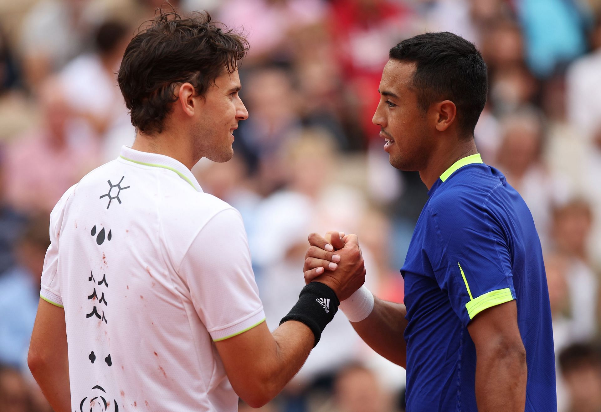 Thiem and Dellien at the 2022 French Open - Day One