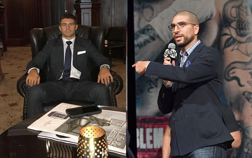 Al Iaquinta (left, image courtesy of @aliaquinta Instagram); Ariel Helwani (right, image courtesy of Getty)