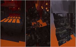All types of Bastion Remnants structures in Minecraft