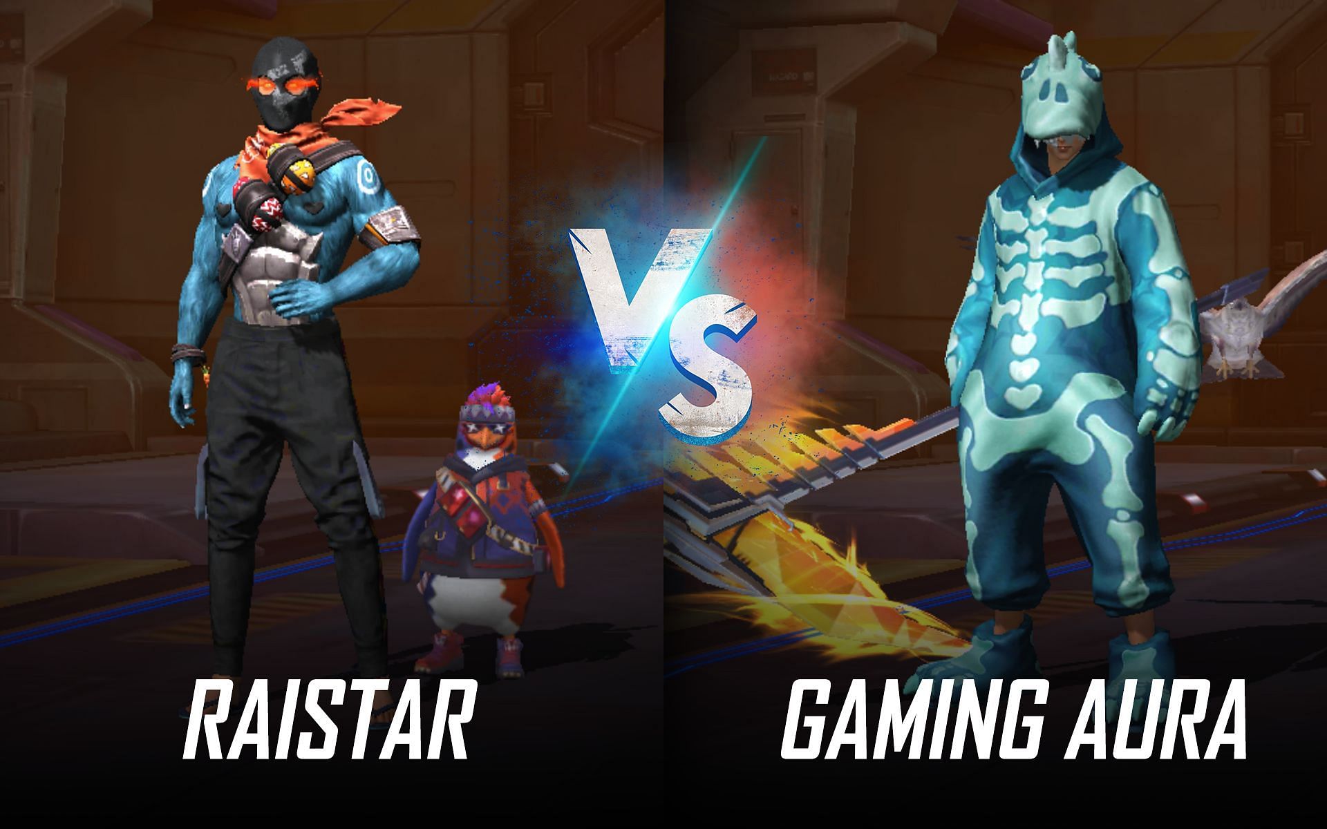 Raistar vs Gaming Aura in Free Fire (Image via Garena)