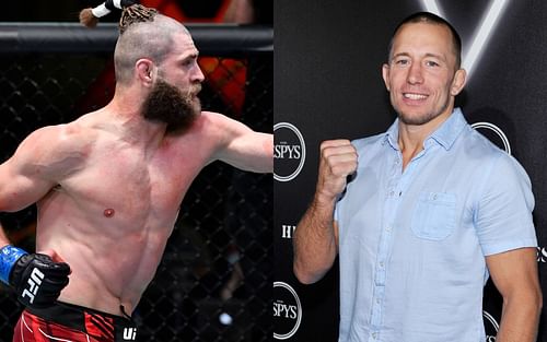 Jiri Prochazka (left) and Georges St-Pierre (right) (Images via Getty)