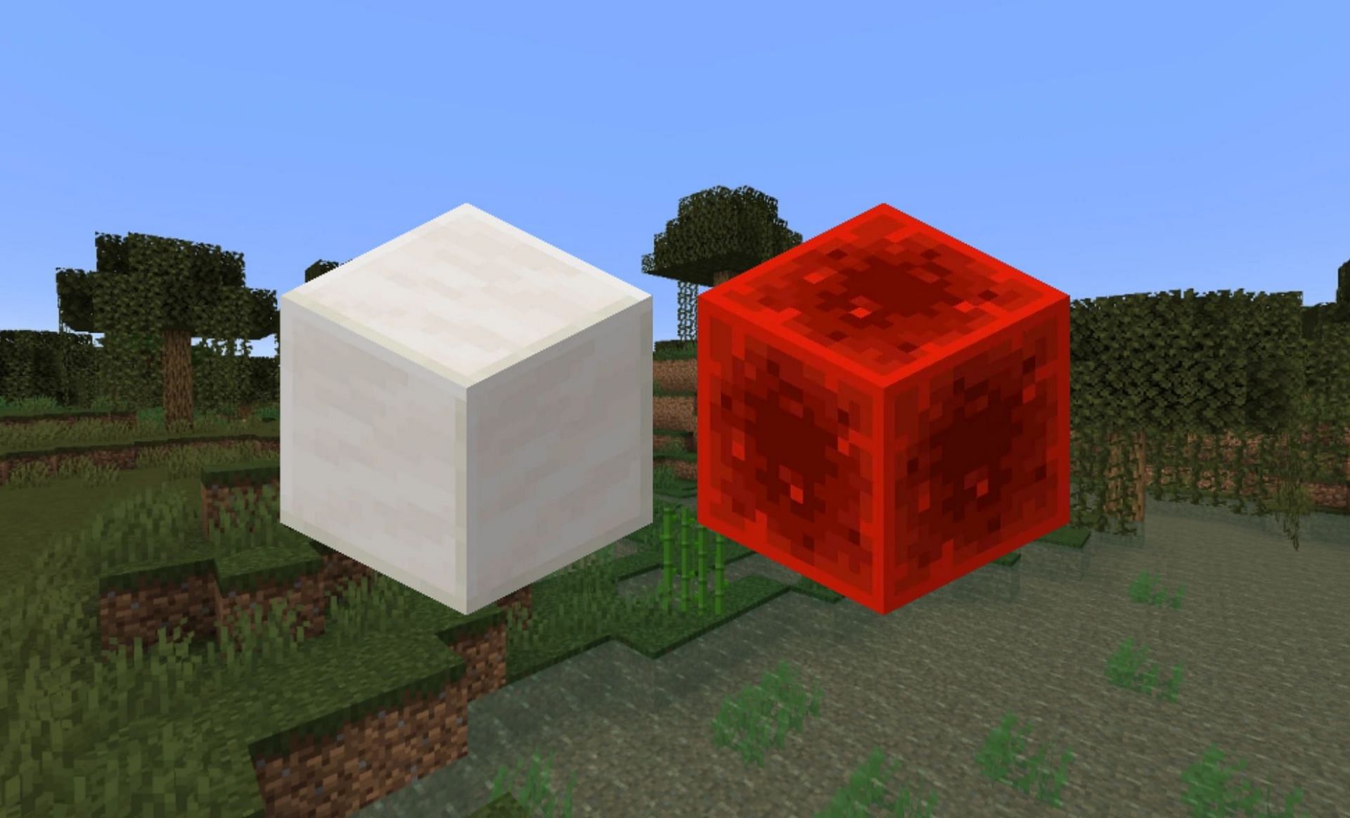 Good blocks to use (Images via Minecraft Wiki)