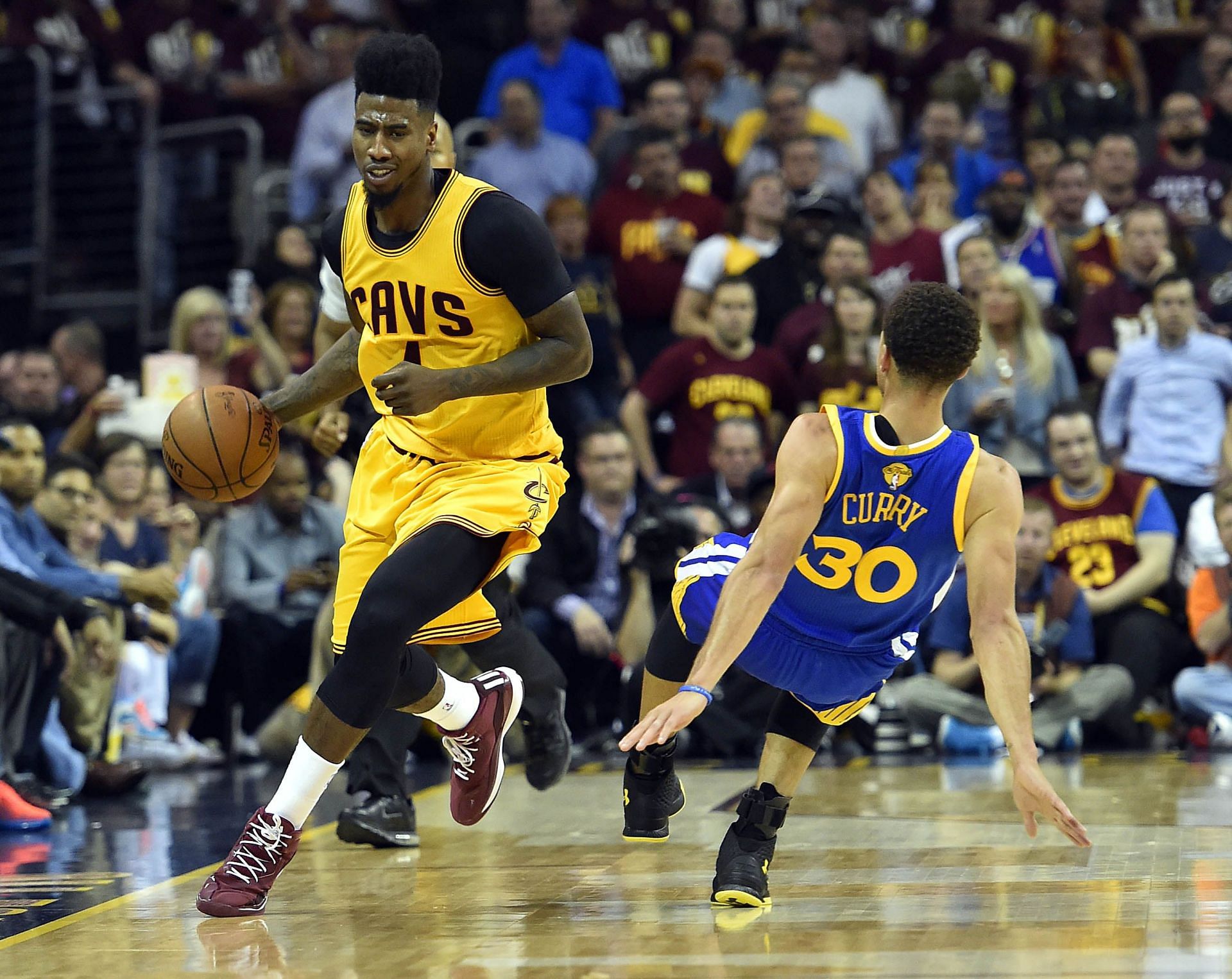Iman Shumpert opened up on why he hated playing against the Golden State Warriors. [Photo: WKYC]