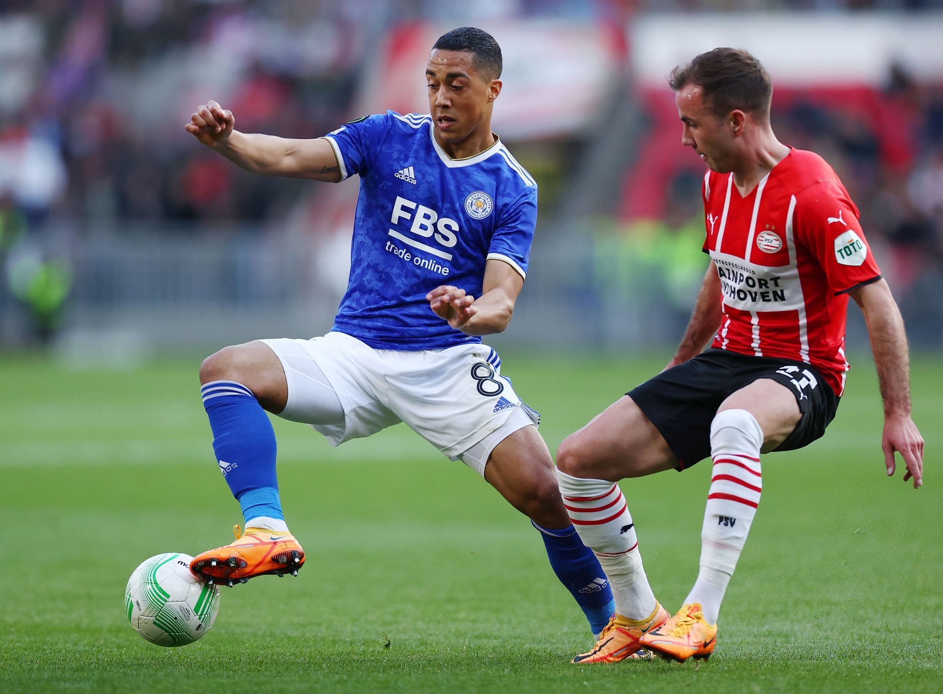 Youri Tielemans (left) is wanted at the Emirates.