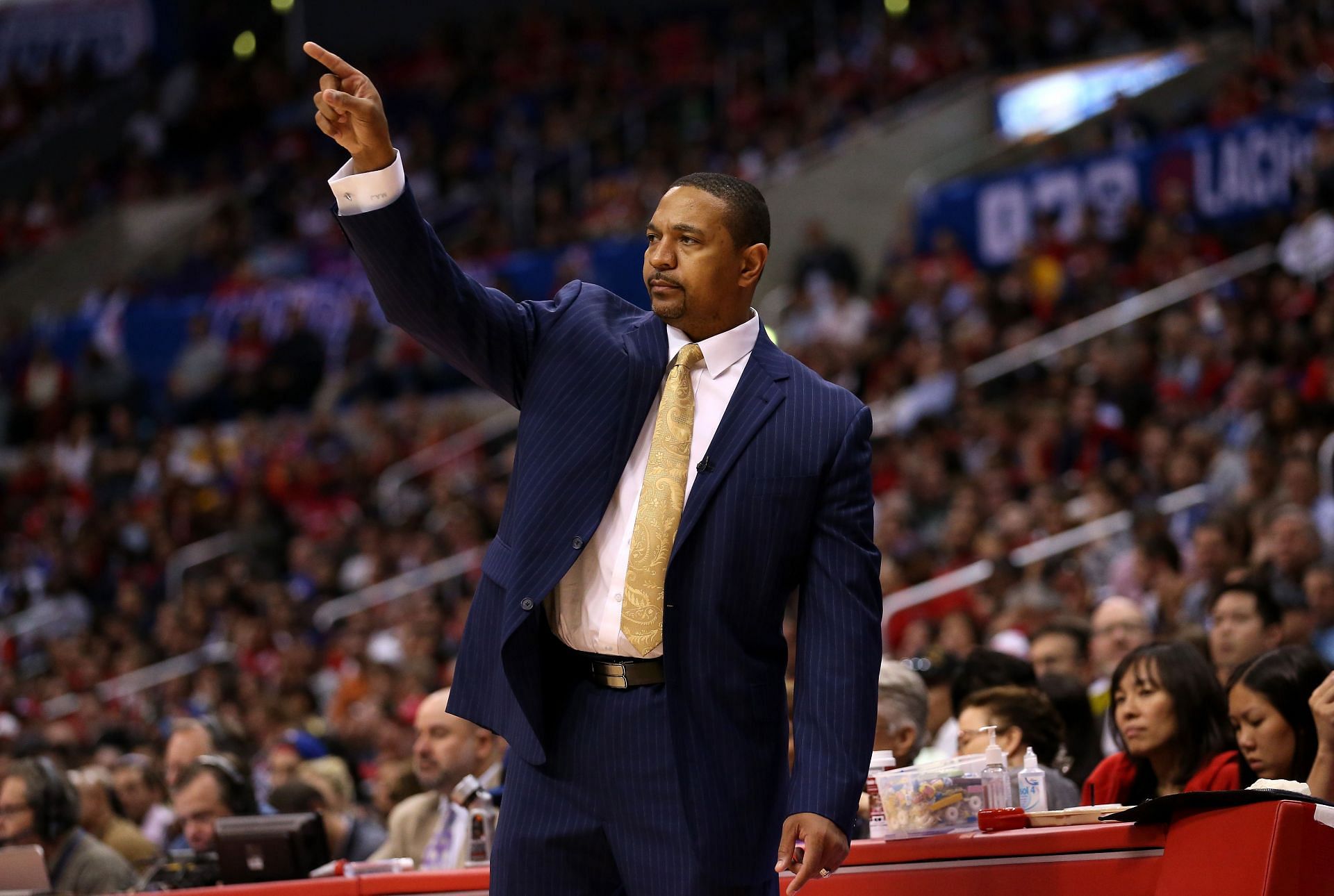 Mark Jackson during his time as the Golden State Warriors head coach.