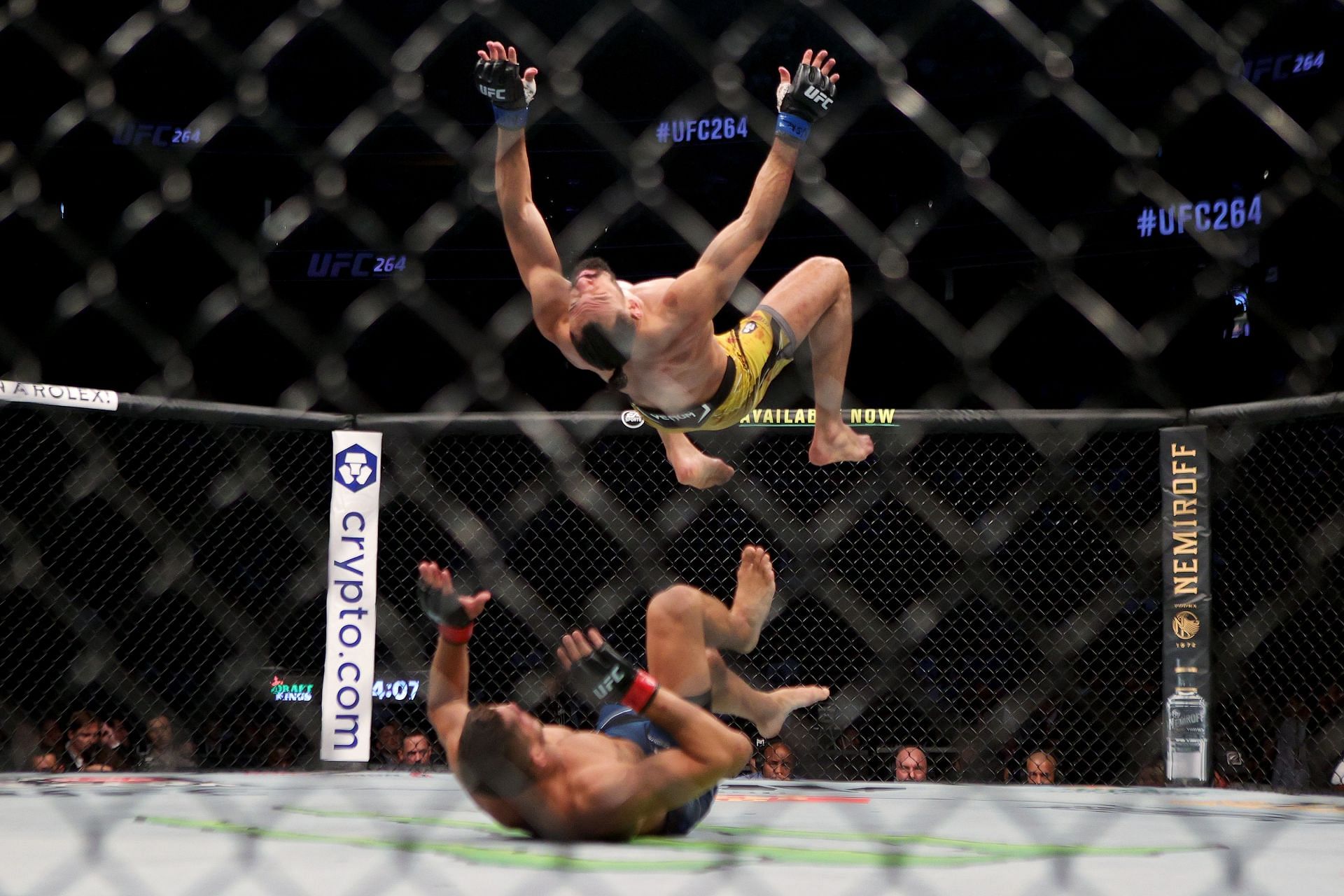 UFC 264: Michel Pereira flipping onto Niko Price
