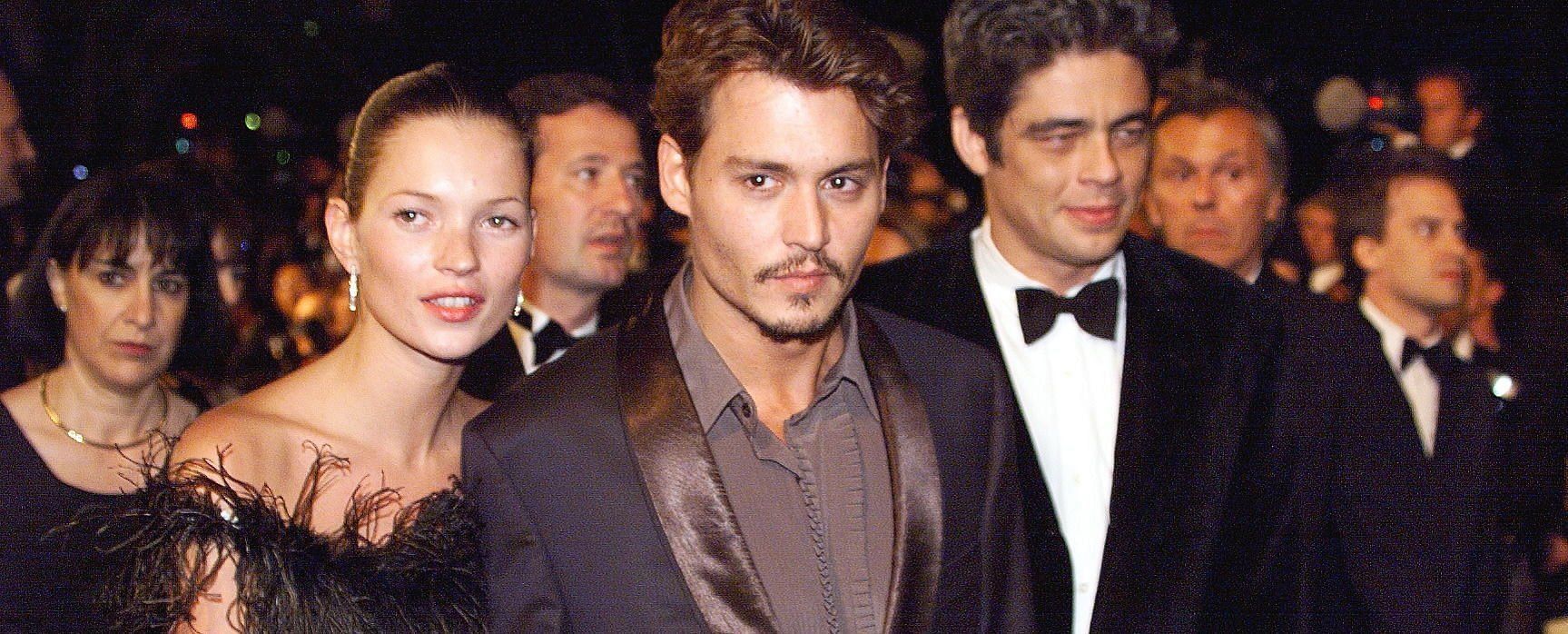 Kate Moss testified Johnny Depp never pushed her down the stairs during relationship (Image via Getty Images)