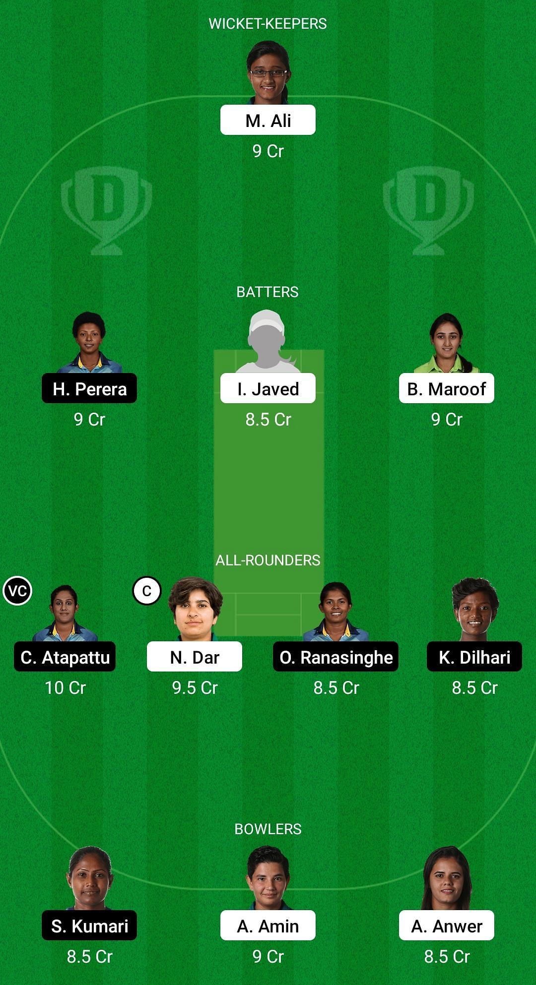 PK-W vs SL-W Dream11 Prediction