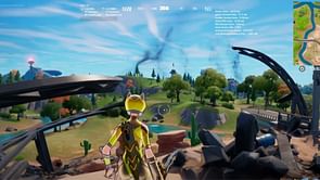 How to Emote at different IO Airship crash sites in Fortnite Chapter 3