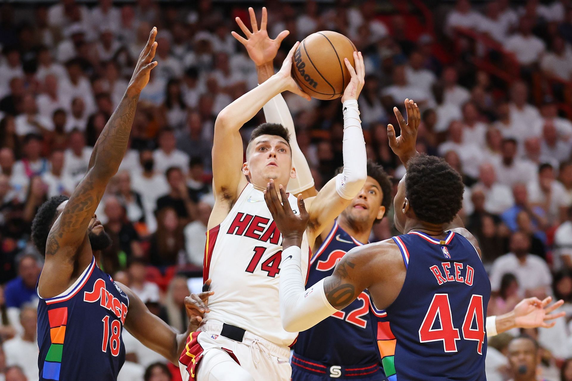 Philadelphia 76ers vs Miami Heat.