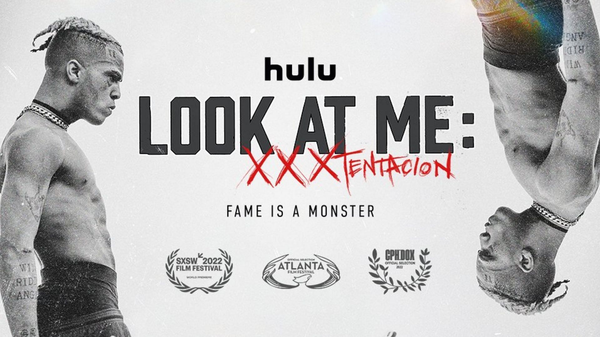 Hulu&#039;s upcoming documentary titled Look At Me: XXXTENTACION will premiere on May 26, 2022 (Image via @hulu/Twitter)
