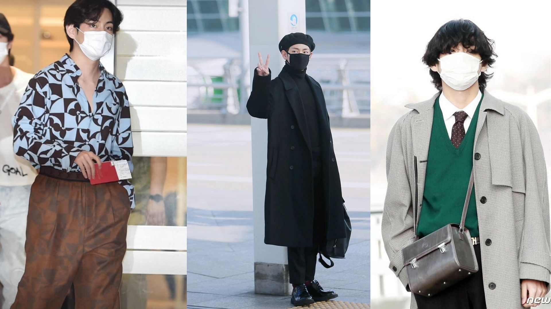 BTS' V's 5 best airport looks