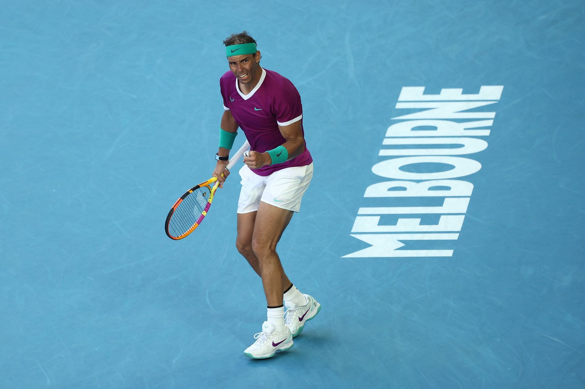 Rafael Nadal at the 2022 Australian Open: Day 9