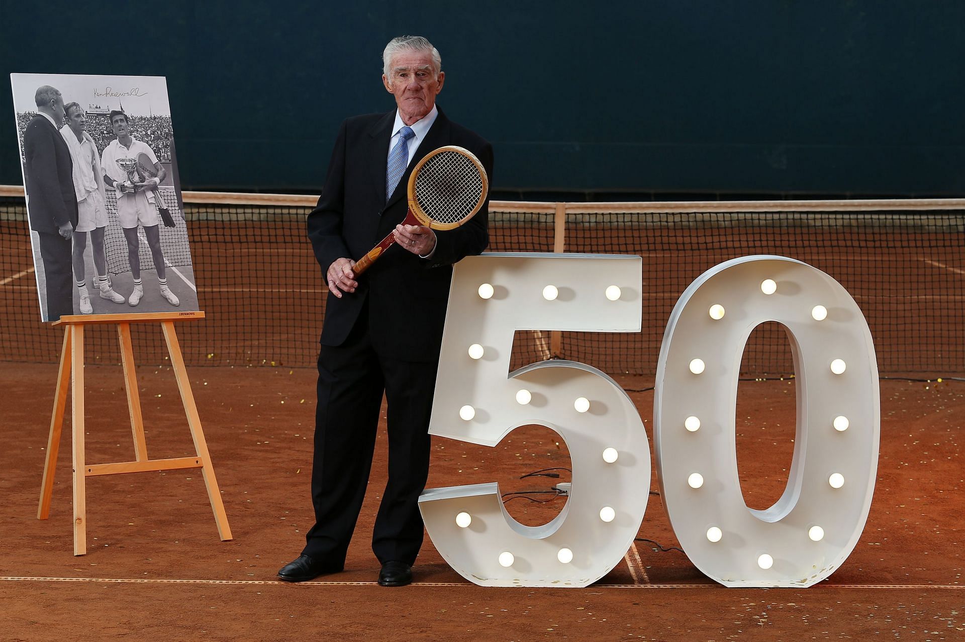 Ken Rosewall won the first French Open title in the Open Era.