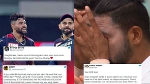"Fans have no dignity and humanity at all!" - Twitter comes in support of Mohammed Siraj as pacer gets abused on social media by RCB fans after IPL Playoffs 2022