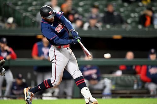 The Minnesota Twins' Byron Buxton