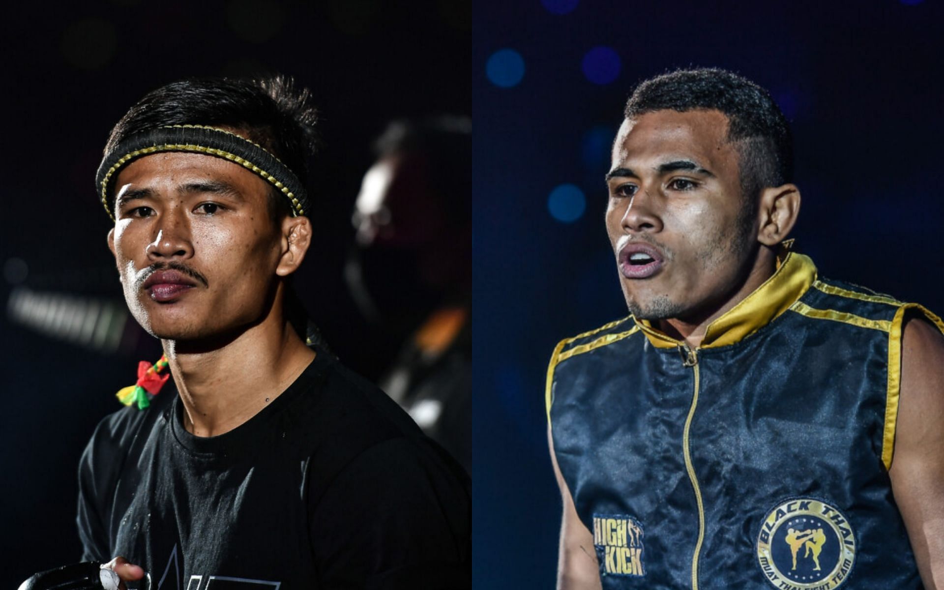 Walter Goncalves (right) says a win over Superlek Kiatmoo9 (left) would be huge for his career. [Photos ONE Championship]