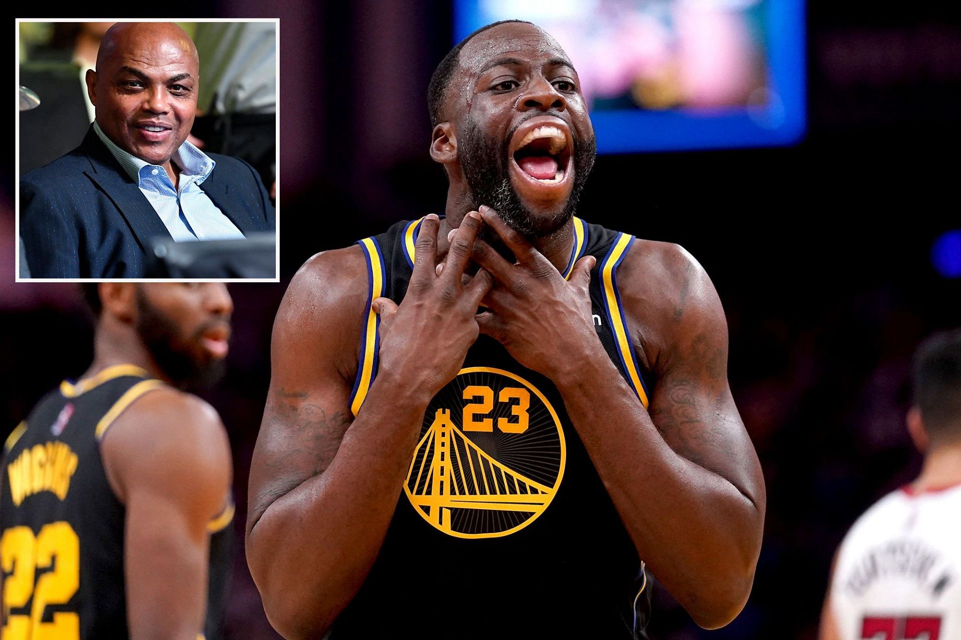 NBA on TNT colleagues Charles Barkley and Draymond Green have been hilariously going at it since the Western Conference finals started. [Photo: New York Post]