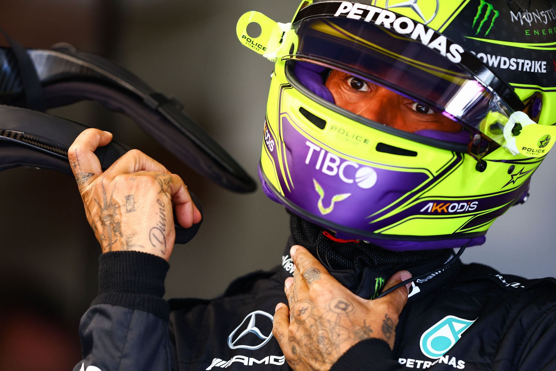 F1 Grand Prix of Miami - Final Practice - Lewis Hamilton prepares to drive out