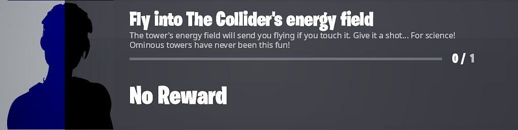 For science and 20,000 XP in Fortnite, it seems like blowing up The Collider is worth the risk (Image via Twitter/iFireMonkey)