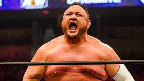 Samoa Joe at an AEW Dynamite event in 2022