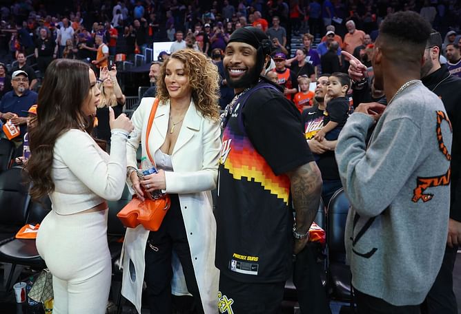 LOOK: Odell Beckham Jr.’s girlfriend and publicist's appearance at Suns game goes viral