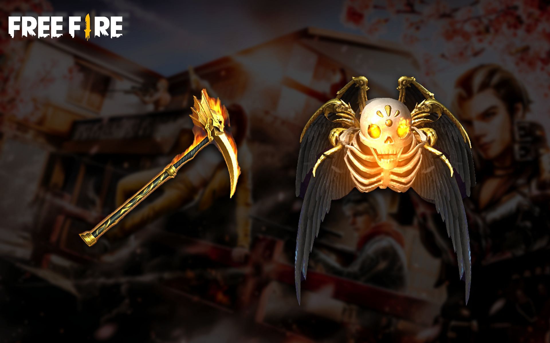The two legendary rewards in the current event in Free Fire (Image via Sportskeeda)