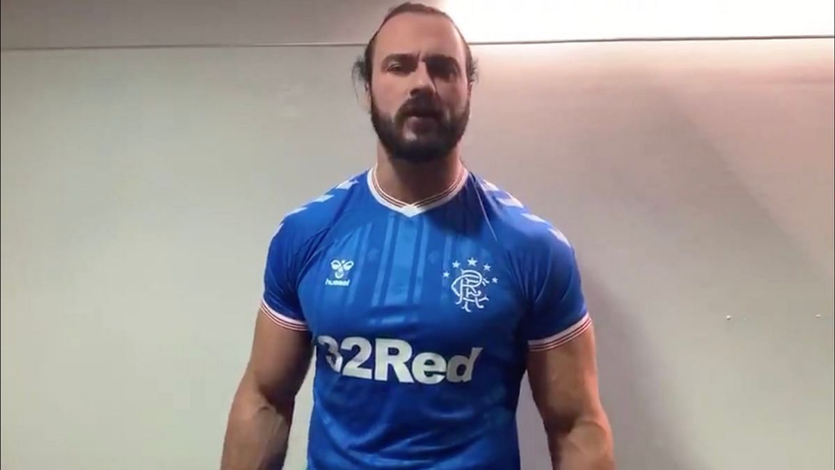 Drew McIntyre has been a long-term supporter of Liverpool FC