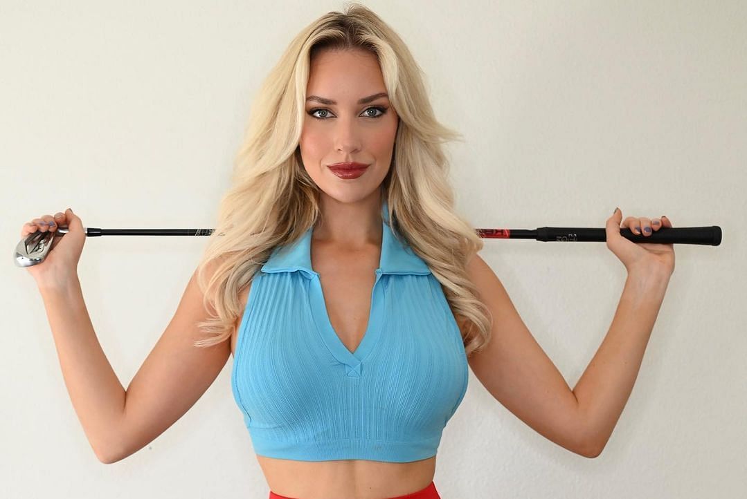 Paige Spiranac poses for an Instagram post.