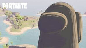 Fortnite's The Foundation statue takes a sus-picious turn in new Among Us fan art