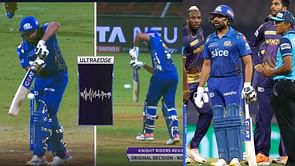 "There was a clear spike" - Piyush Chawla feels third umpire had enough evidence to adjudge Rohit Sharma out against KKR in IPL 2022
