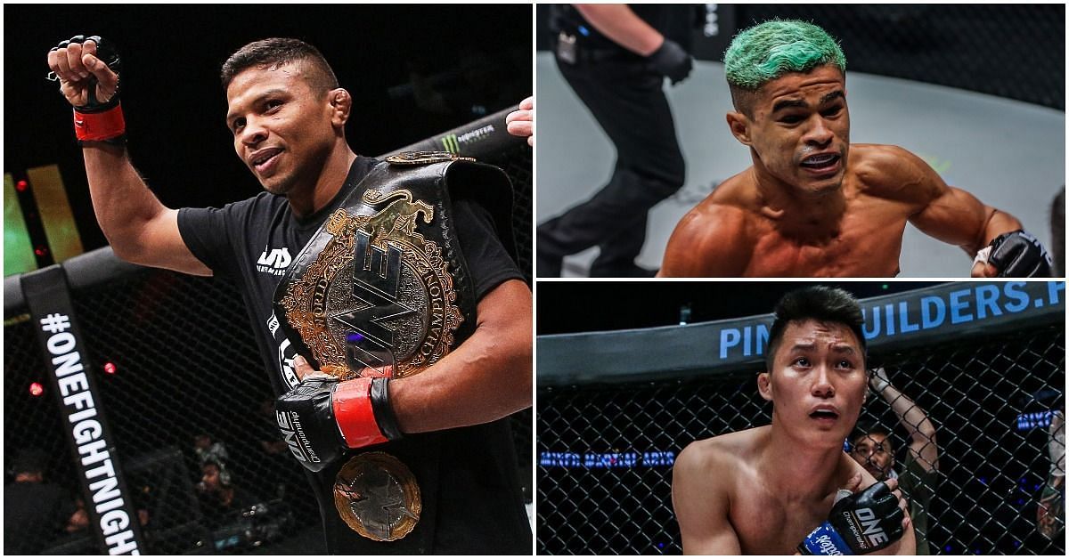 Bibiano Fernandes (left), Fabricio Andrade (top right), and Kwon Won Il (bottom right) [Photo Credit: ONE Championship
