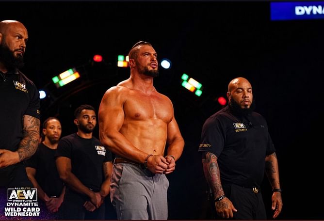 Wardlow sends a message ahead of his steel cage match on AEW Dynamite