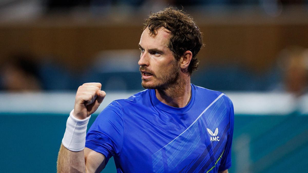 Andy Murray won his first match on clay in five years on Monday