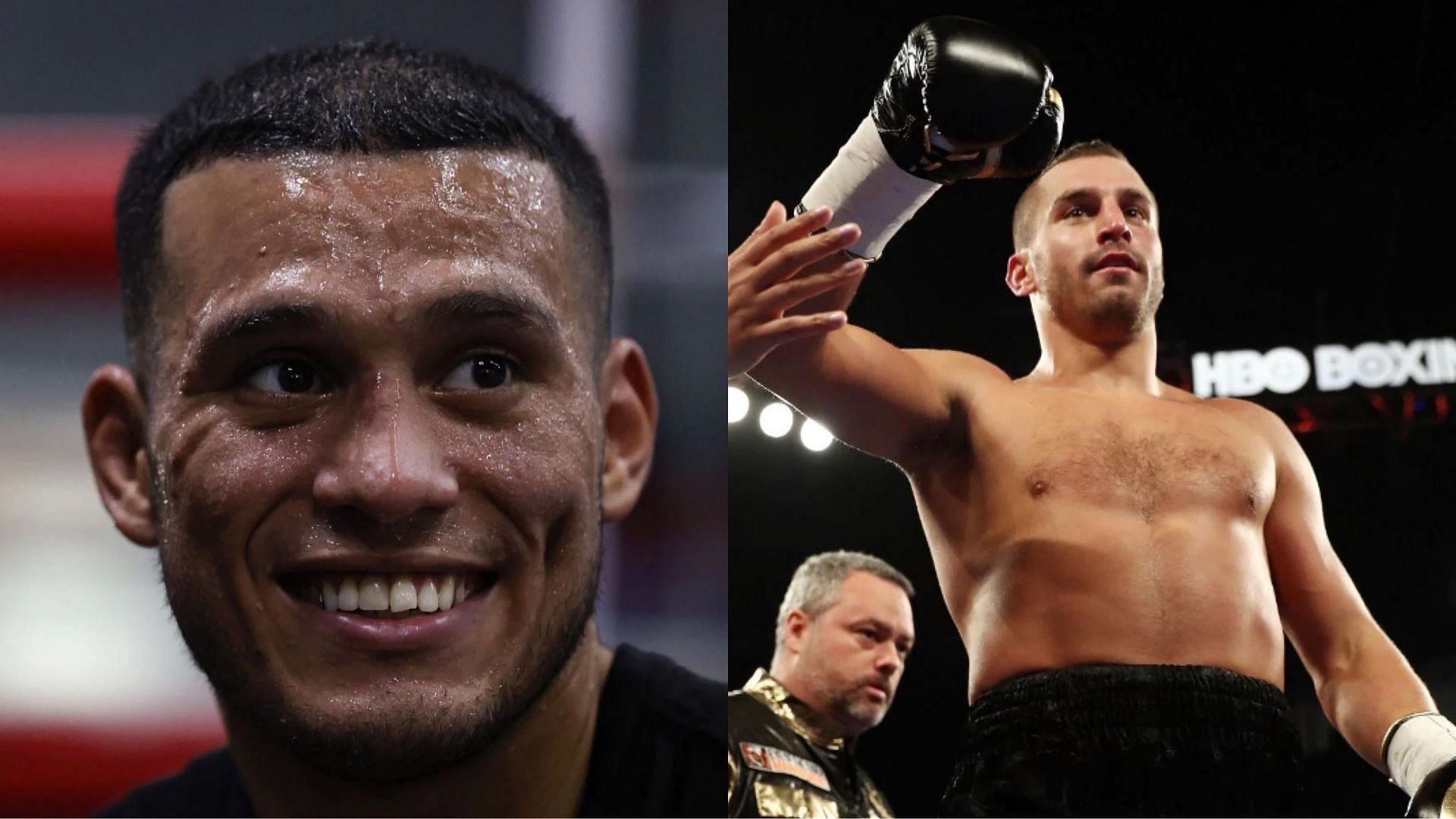 David Benavidez (left), David Lemieux (right) [images courtesy of Getty]