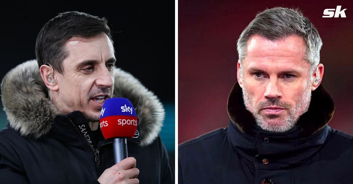Manchester United legend Gary Neville was mocked on Twitter by Jamie Carragher.
