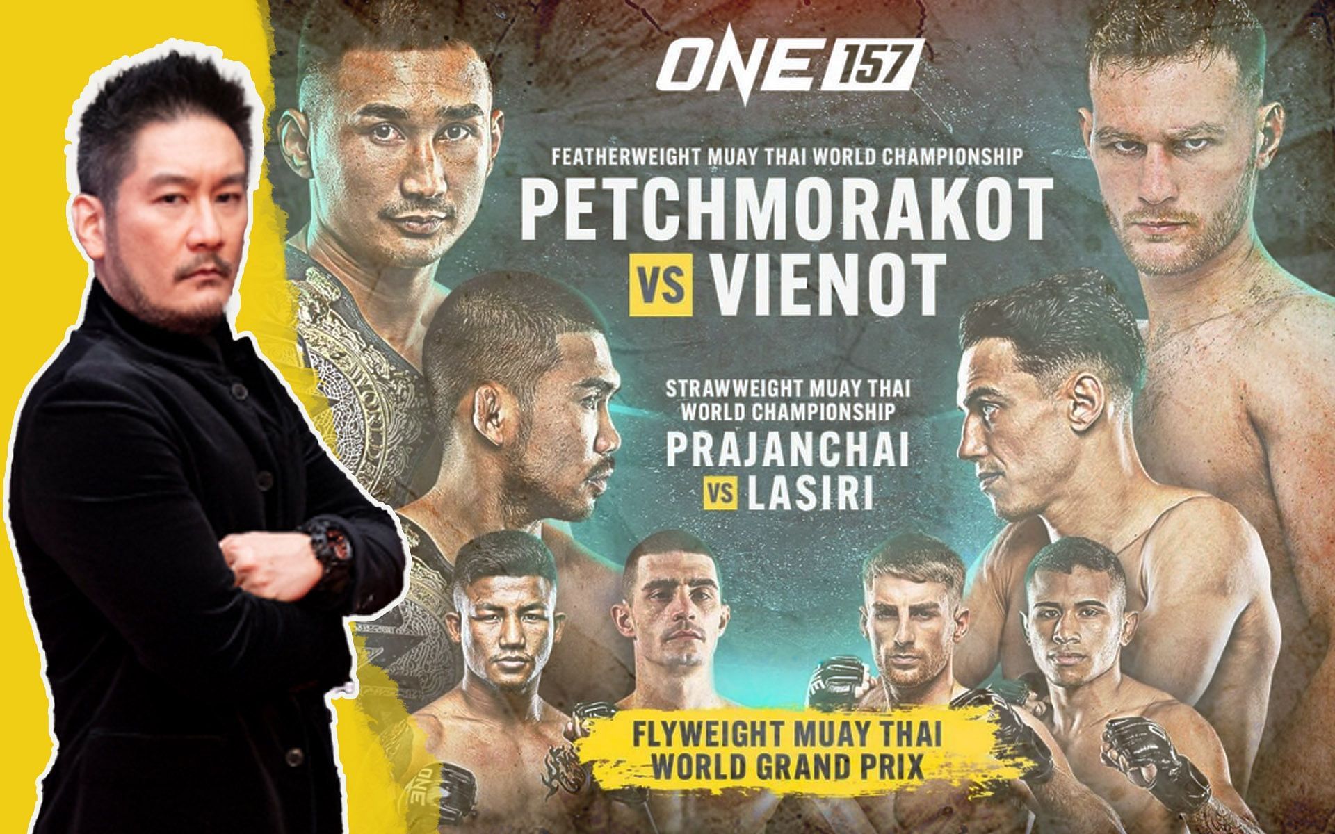 ONE Chairman Chatri Sityodtong is excited about the upcoming ONE 157 card. | [Photos: ONE Championship]
