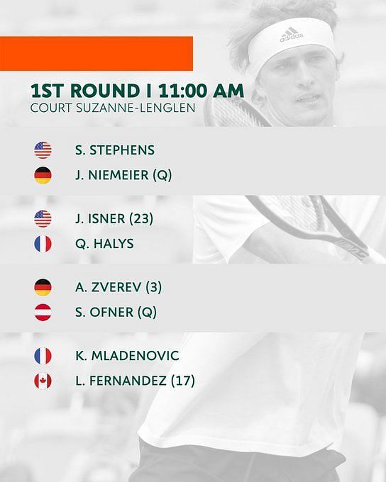 French Open 2022 Schedule Today TV schedule, start time, order of play