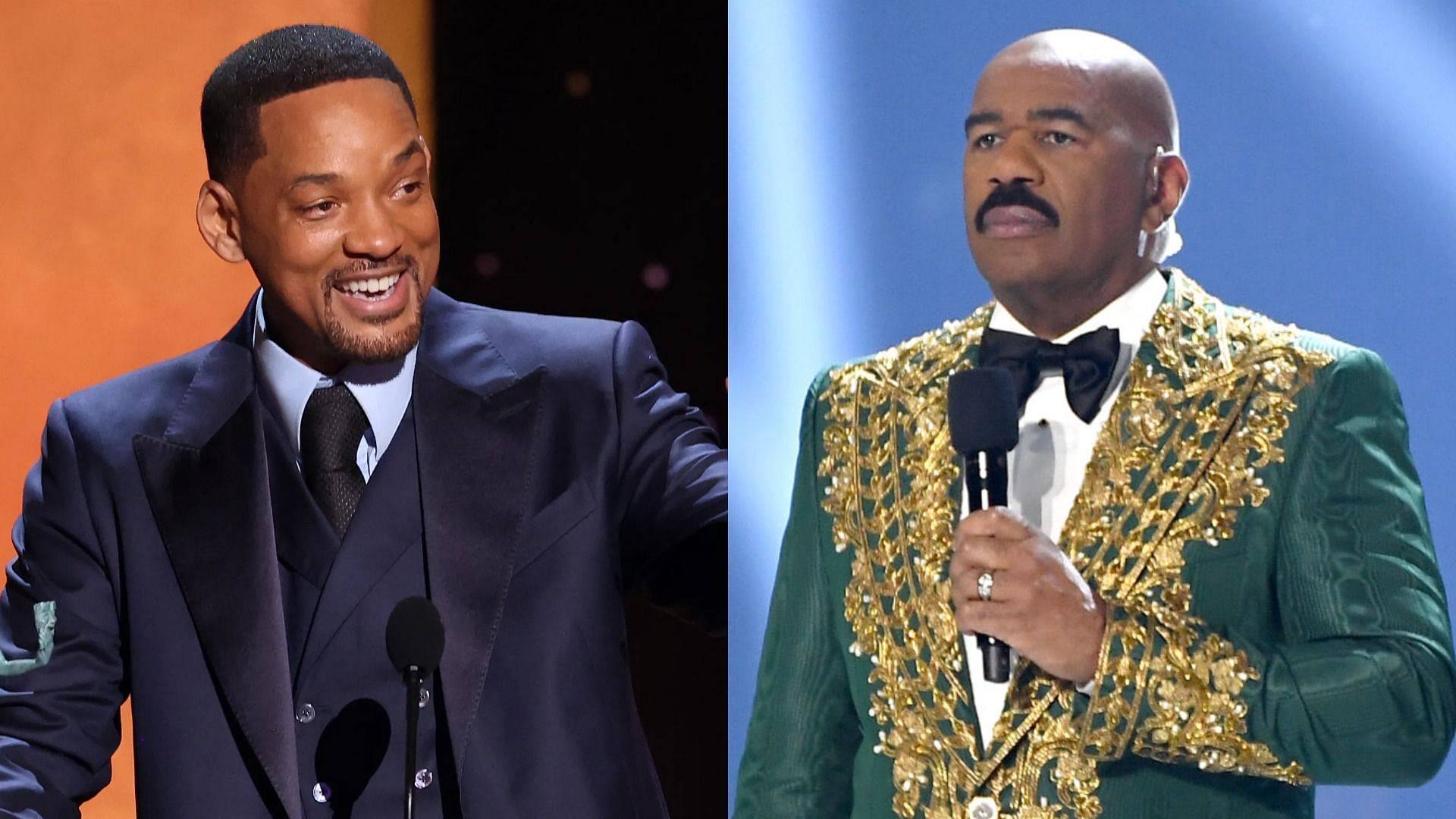 Steve Harvey said that he has lost a lot of respect for Will Smith after his infamous Oscars incident (Image via Getty Images/Paras Griffin/Rich Fury)