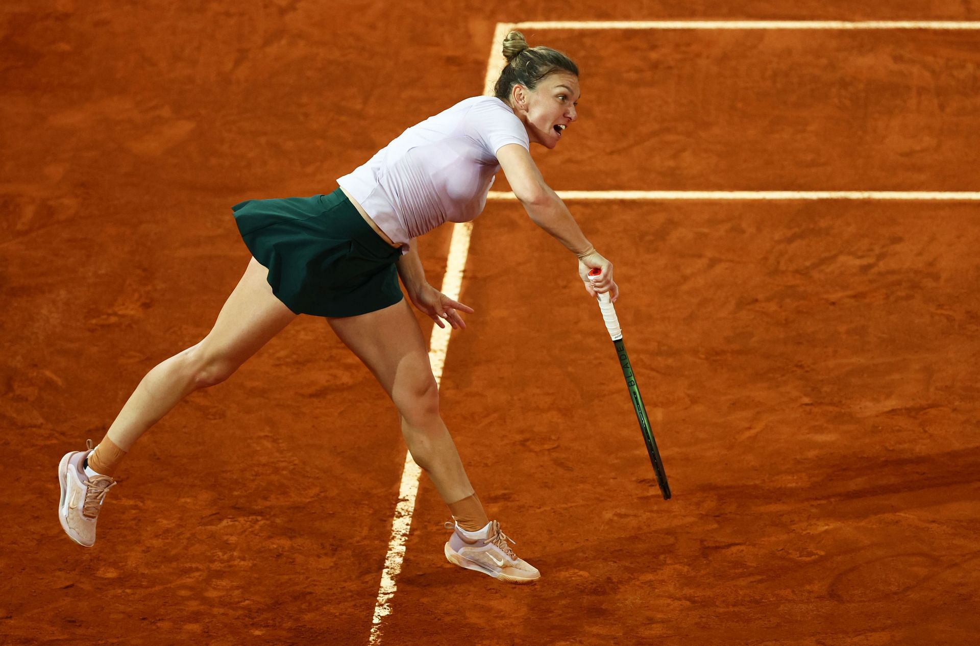 Halep at the Mutua Madrid Open 2022