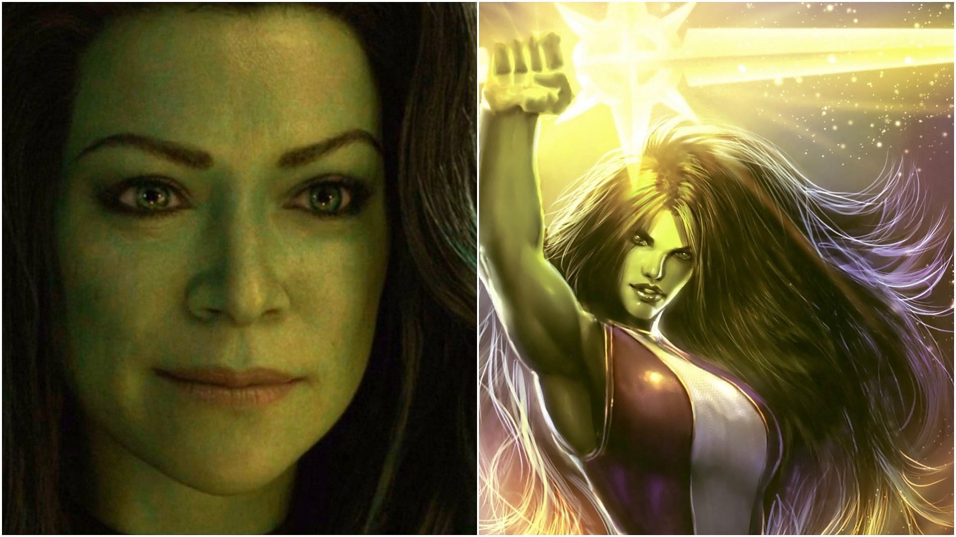 She-Hulk: Attorney at Law/ She-Hulk: Cosmic Collision (Image via Marvel Studios/Marvel Comics)