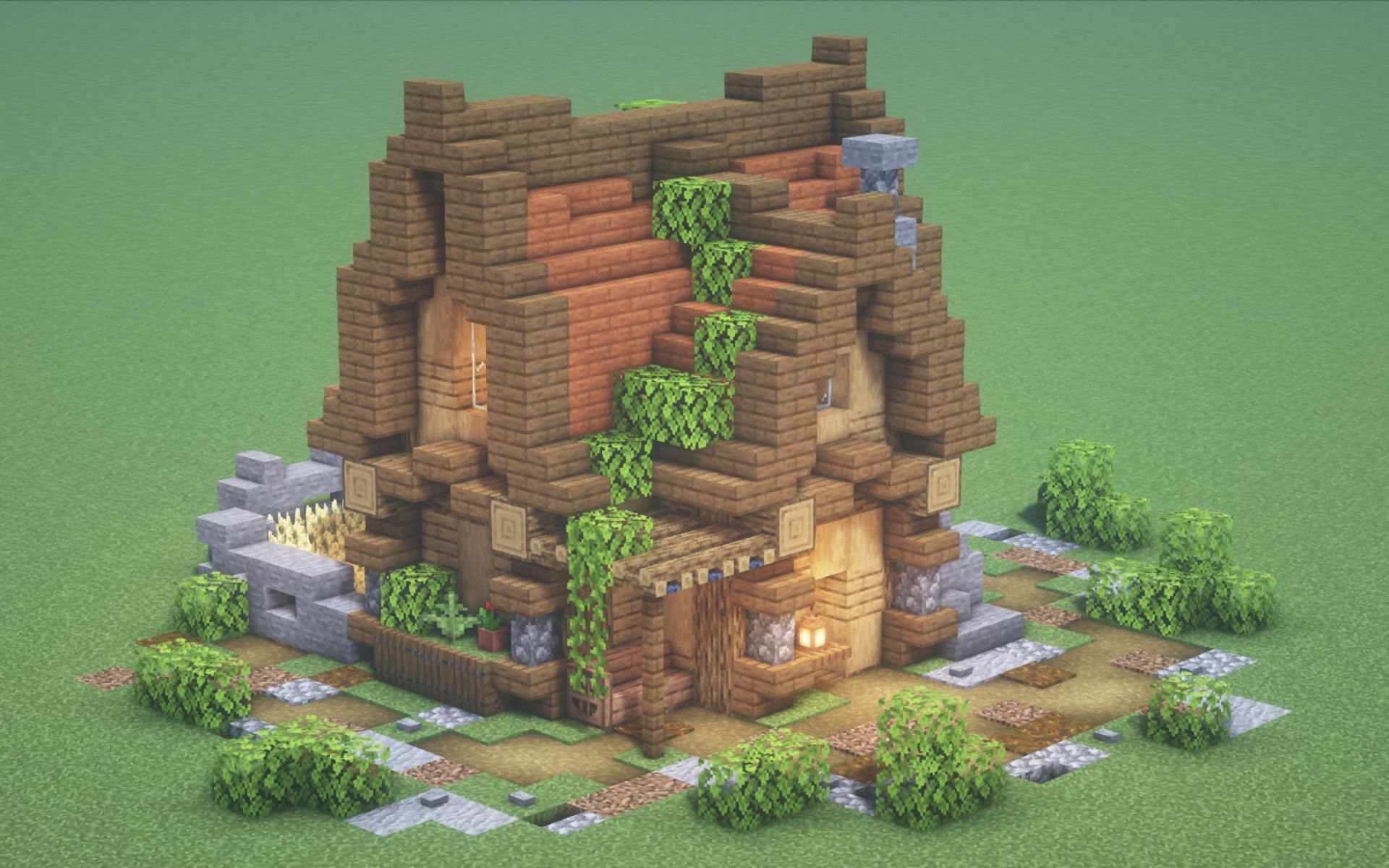 minecraft medieval house instructions