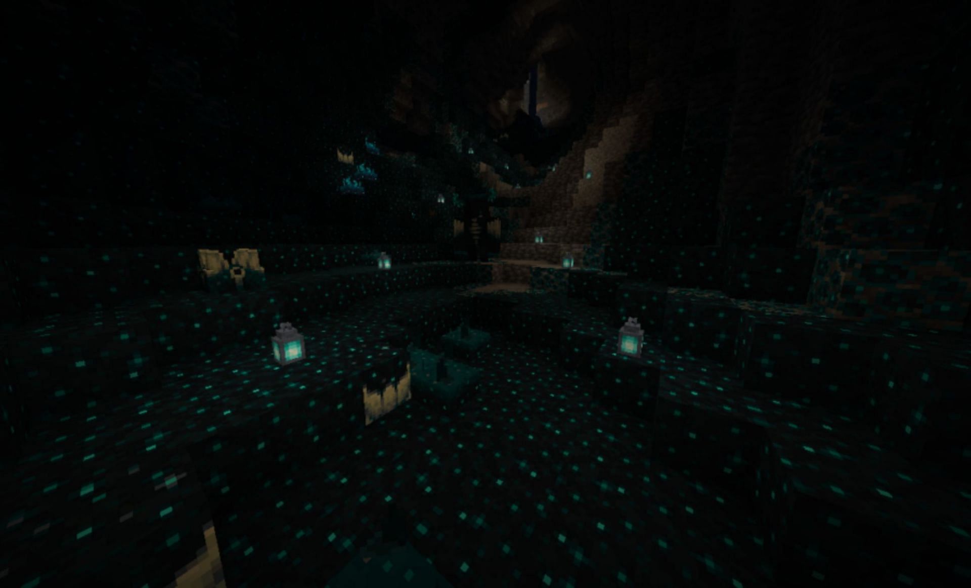 The Deep Dark biome in Minecraft (Image via Mojang)