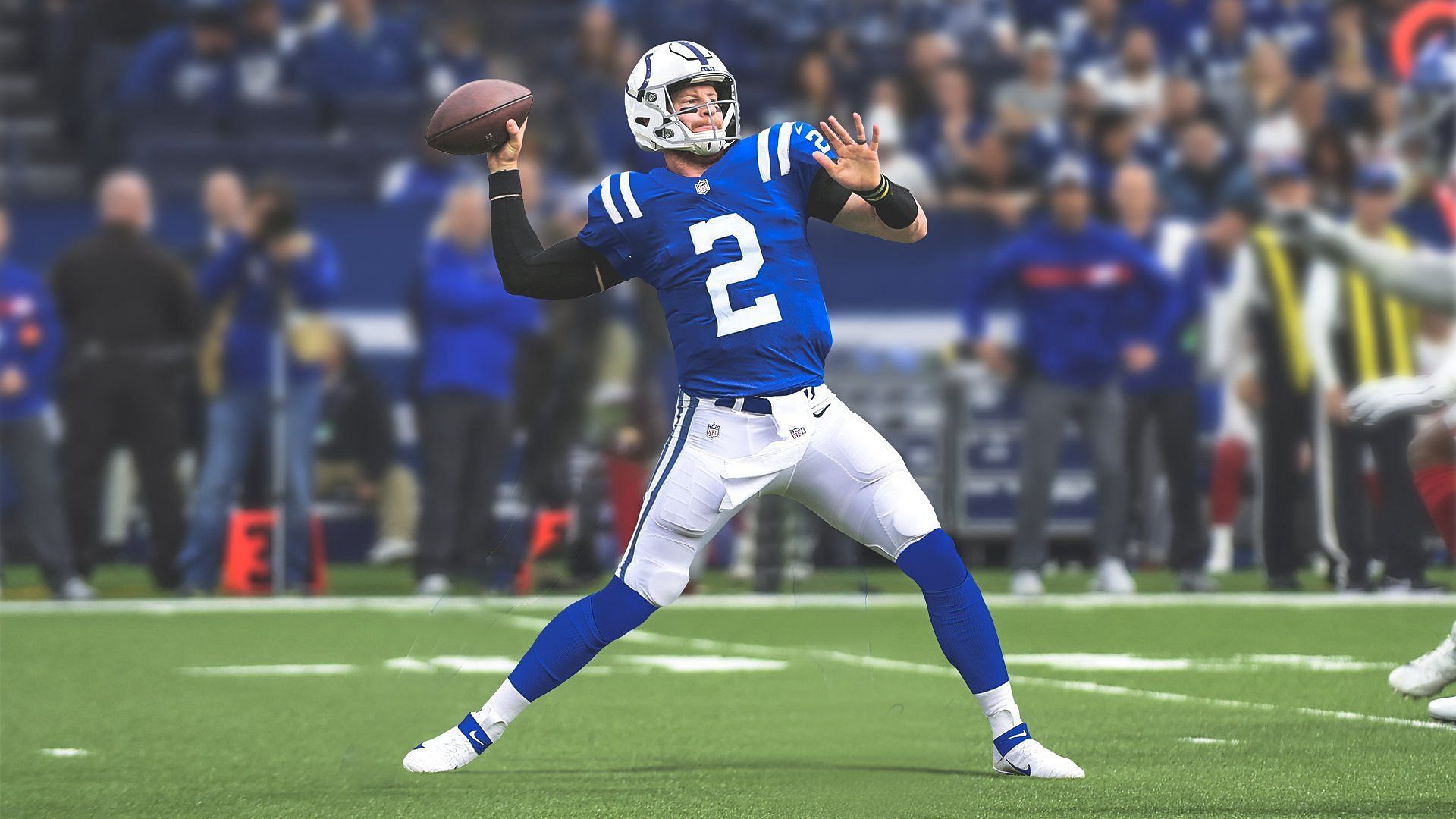 Carson Wentz in action for the Indianapolis Colts