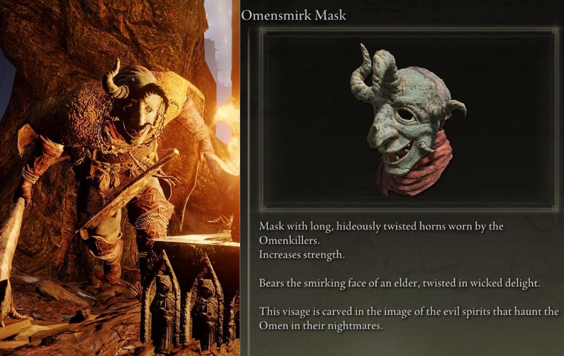 Obtaining the Omenkiller armor set in Elden Ring (Images via Elden Ring)