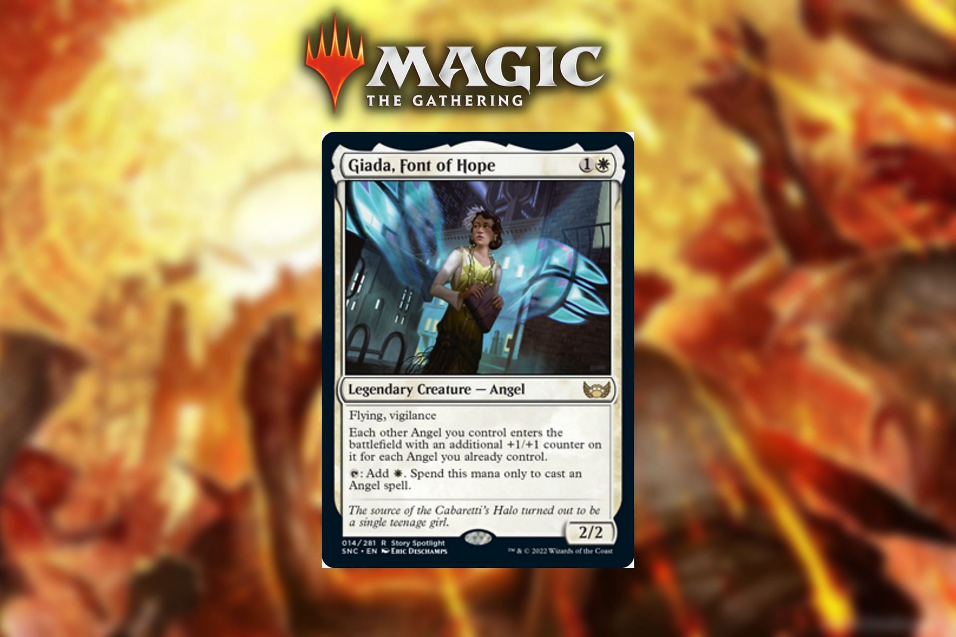 Giada is an incredibly powerful new Angel for Magic: The Gathering (Image via Wizards of the Coast)