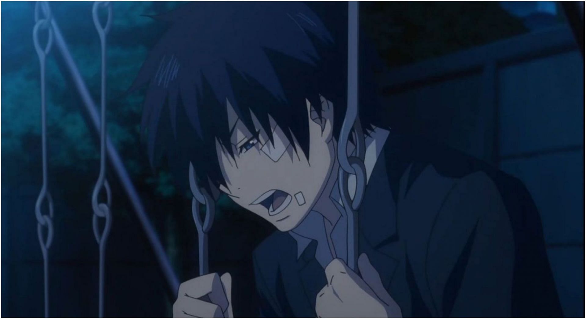 a scene from the anime Blue Exorcist (image via Studio A1 Pictures)